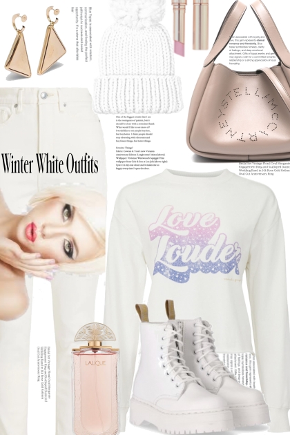 WINTER WHITES- Modna kombinacija