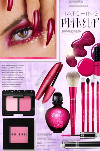 MATCHING MAKEUP- Fashion set