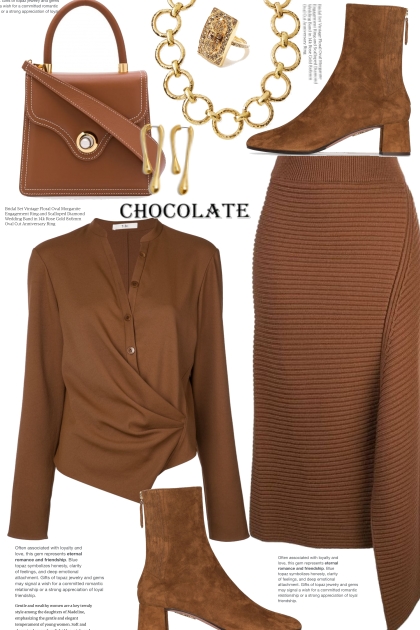 CHOCOLATE 2025 FAVORITE COLOR- Modna kombinacija