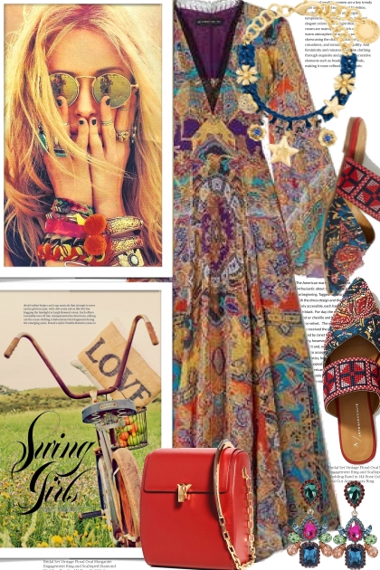 BOHO SPRING DRESS