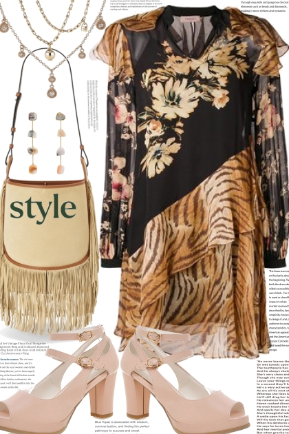 TIGER PRINT AND FLORALS 