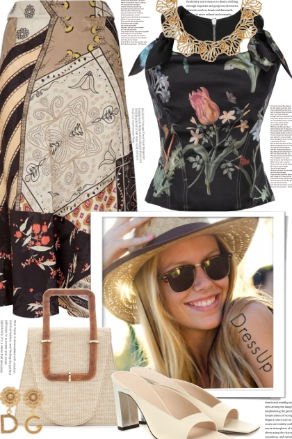 DRESS UP WITH MIXED PATTERNS