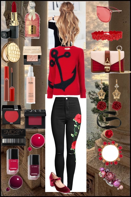 Casual Red- Fashion set