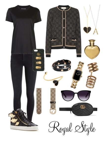 Golden Style- Modna kombinacija