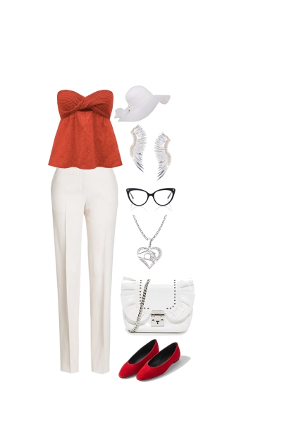 Red and White- Combinazione di moda