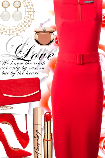 Lady In Red- Combinaciónde moda