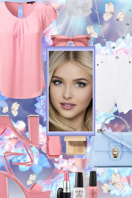 Summer Weekend 2023 - Candy Pink & Sky Blue- combinação de moda