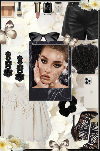 Spring Street Style 2024 - Ivory & Black- Fashion set