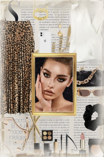 Glamour Spring Party 2024 - White Gold Cheetah- combinação de moda