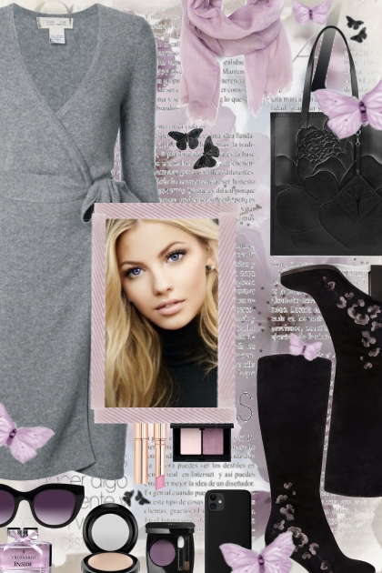 Spring Weekend 2024 - Black & Grey & Lavender- Fashion set