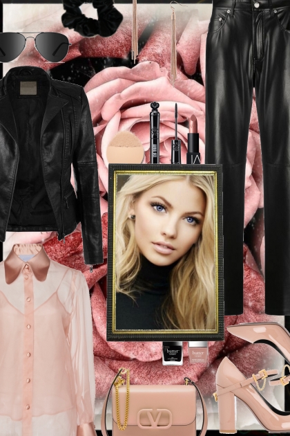 Glamour Spring 2024 - Chiffon & Leather- Combinazione di moda