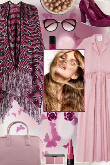 Casual Spring 2024 - Pink & Maroon- Combinaciónde moda