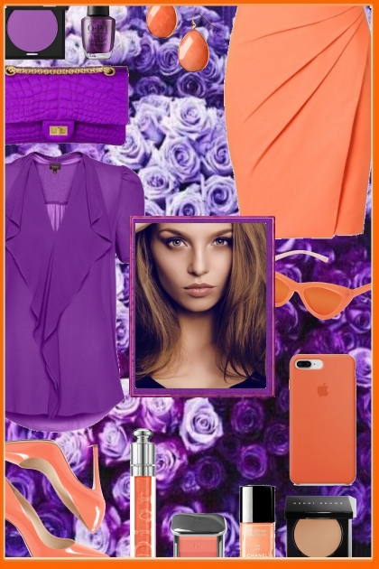 Summer Tea Party 2024 - Orange & Plum- Fashion set