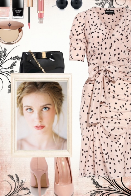 Fall Tea Party 2024 - Pink & Black Dots- Combinazione di moda