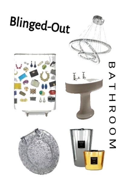 Blinged-Out Bathroom