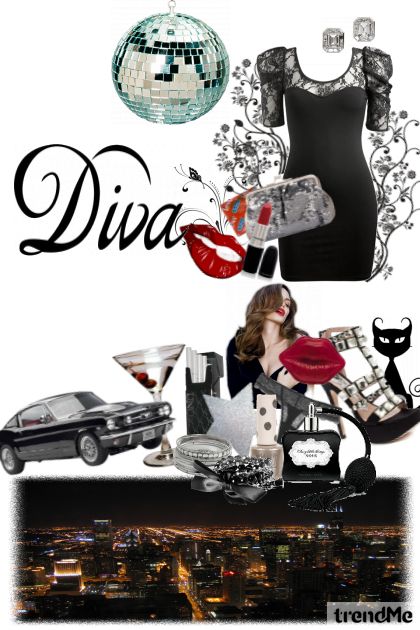 diva is a female version of a hustla- combinação de moda