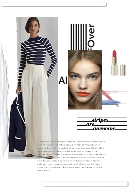 Stripes style fashion