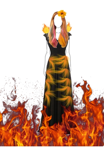 Girl On  Fire- combinação de moda