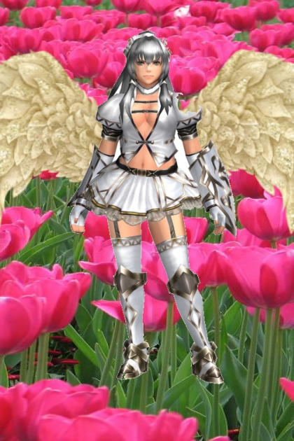 Flying in flowers- Fashion set