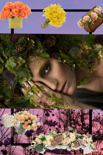 Flowers & A Face- Fashion set