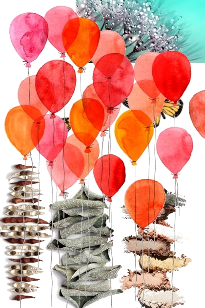 A bunch of balloons- Combinazione di moda
