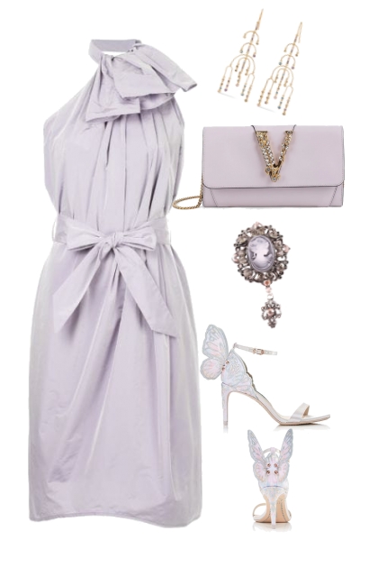 Shades of White and Gold- Fashion set