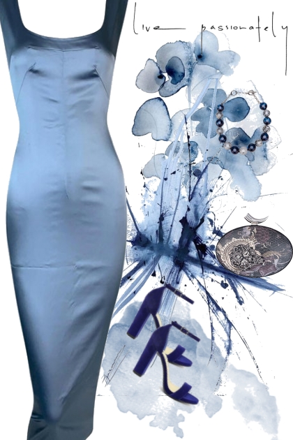 Blue Passion- Combinazione di moda