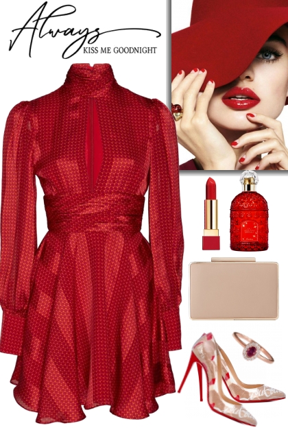 Red Dress- Fashion set