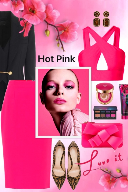 Hot Pink- Modna kombinacija