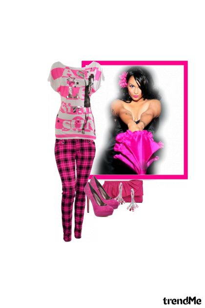 kul roza-pynk- combinação de moda