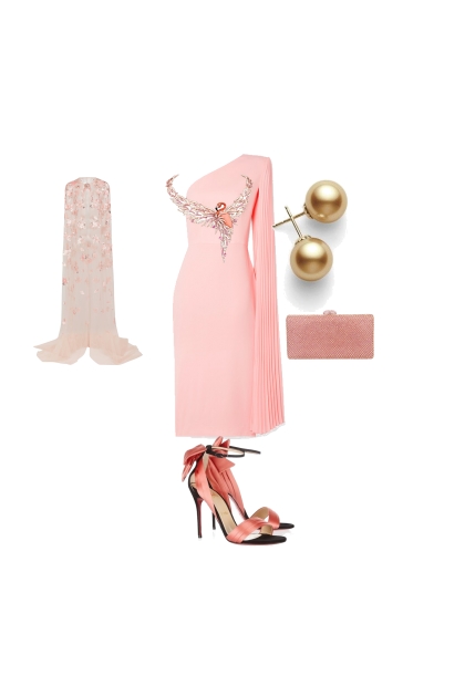 Pink Glam- Combinazione di moda
