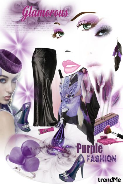 Purple sparkle- Fashion set