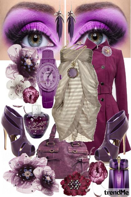 Purple touch- Fashion set