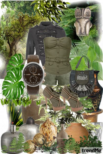 Searching for treasures lost in the jungle- Fashion set