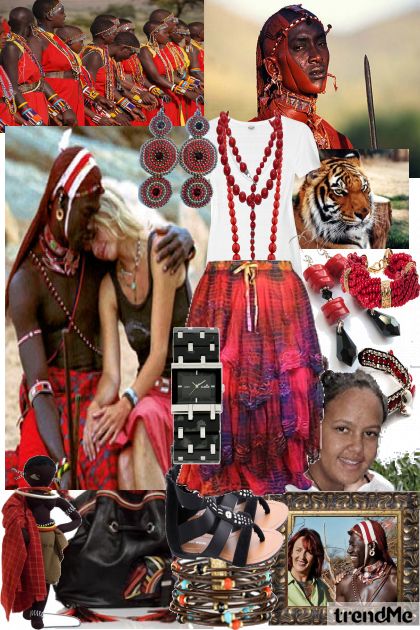 Based on a true story -The White Massai- Fashion set