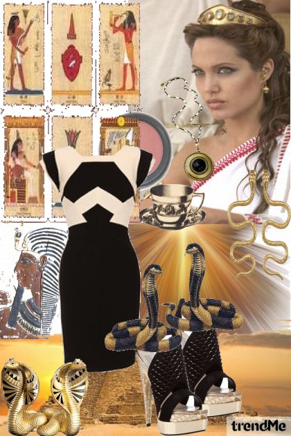 The Royal Cobra's: I envy you - that dress should be mine, Egyptian...- combinação de moda