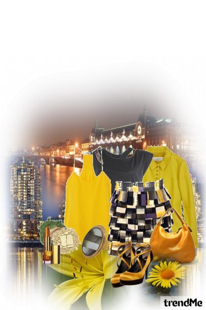 Yellow Sparkle- Fashion set