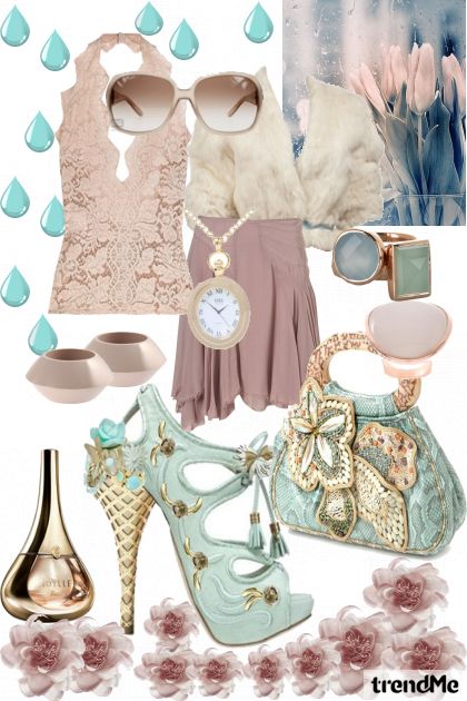 Extravagance on a rainy day- Combinazione di moda