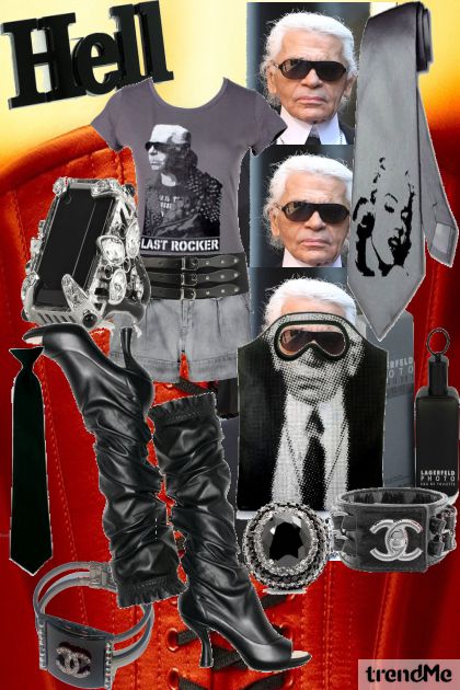 Karl Lagerfeld - The Last Rocker- Combinazione di moda