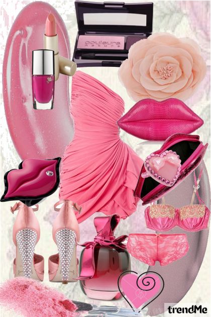 To Jelena .... all my love with everything in pink....- Combinazione di moda