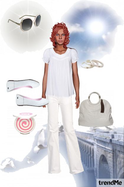 White II. - retro shopping version- combinação de moda