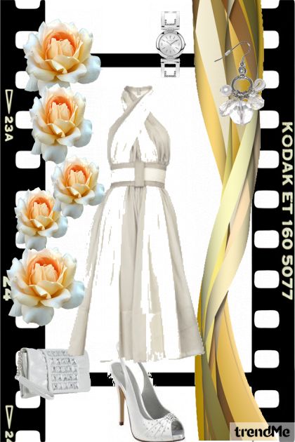 White III. - romantic dress- Combinaciónde moda