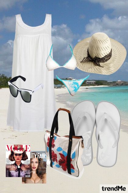 White IV. - On the beach- Fashion set