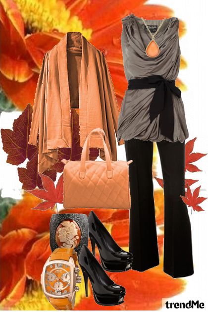 Feuilles d'automne- Combinazione di moda