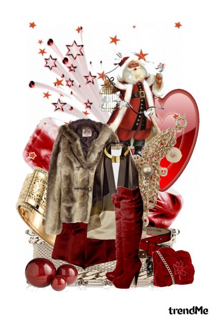 Red winter- Fashion set