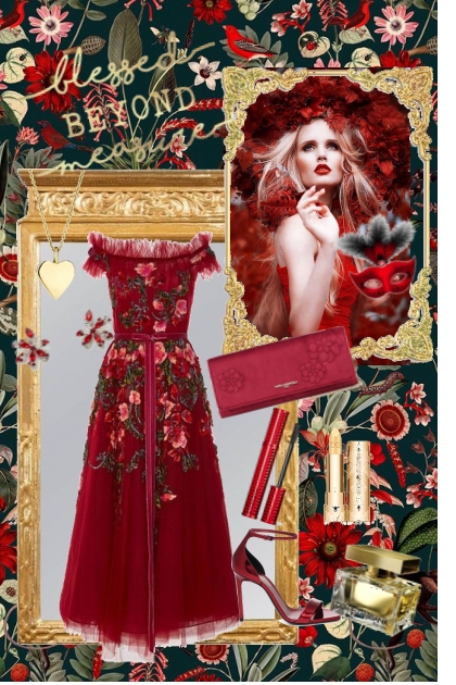 red spring- Fashion set