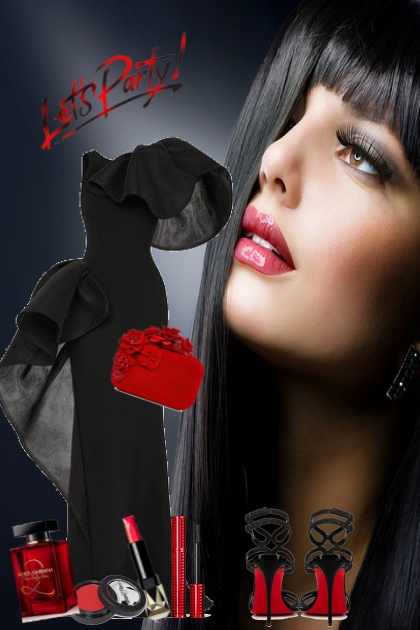 black and red- Fashion set
