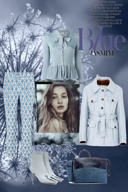 blue jasmine- Combinazione di moda