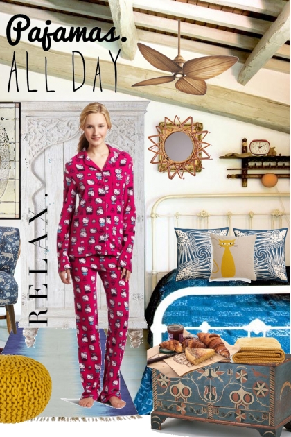 pajamas all day- Fashion set