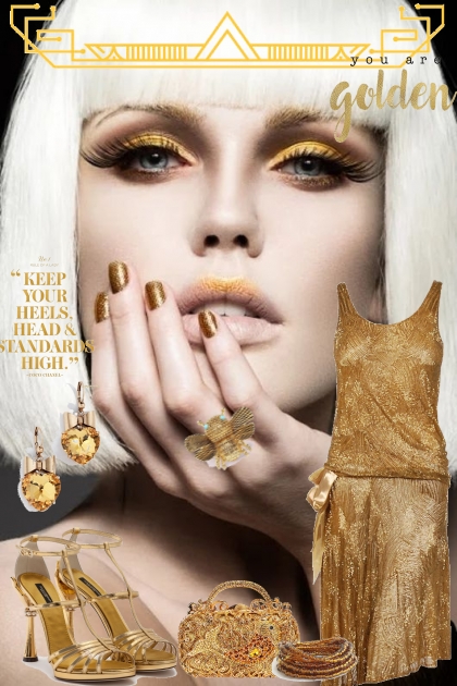 you are golden- Fashion set